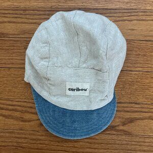 Caribou Linen Kids hat, size medium